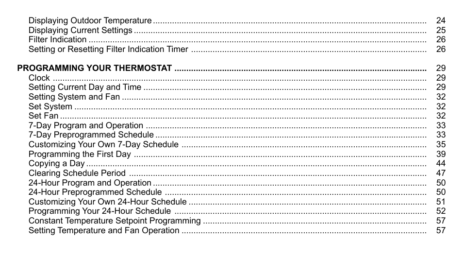 American Standard ASYSTAT500C User Manual | Page 3 / 68