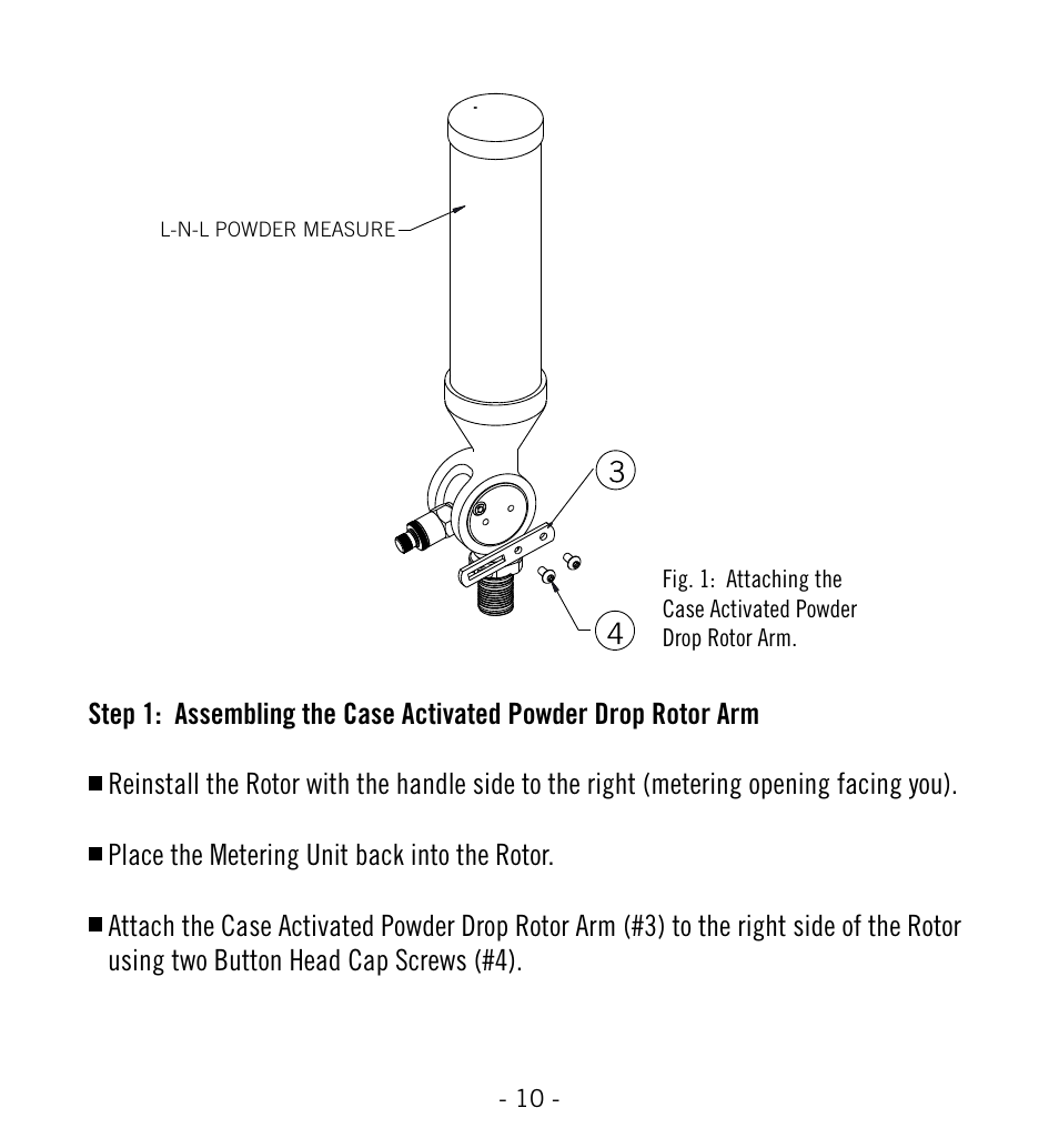 Hornady Lock-N-Load Powder Measure with Case-Activated Powder Drop User Manual | Page 11 / 20