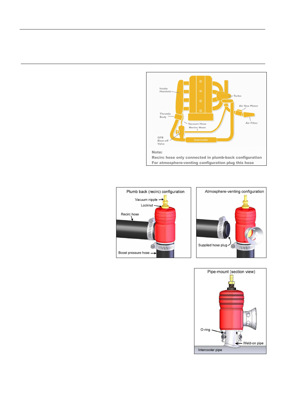GFB Mach 1 Blow-off Valve (part 1001) User Manual | Page 2 / 4
