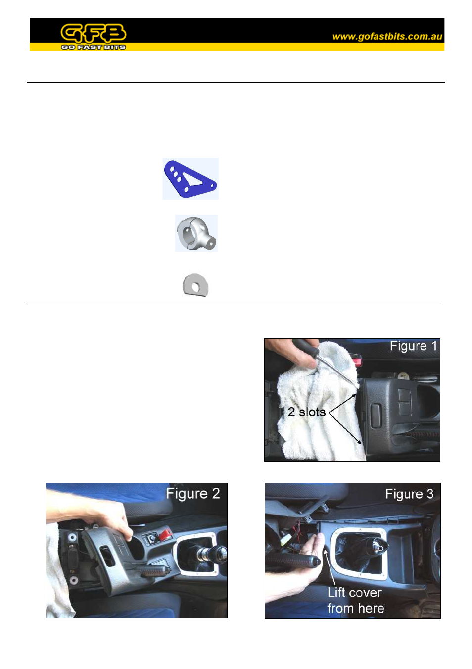 GFB STi 6 speed short shift kit upgrade (part 4202) User Manual | 2 pages