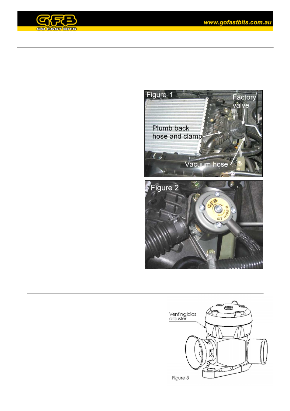 Adjusting the noise | GFB Respons TMS Valve (part T9001) User Manual | Page 2 / 4