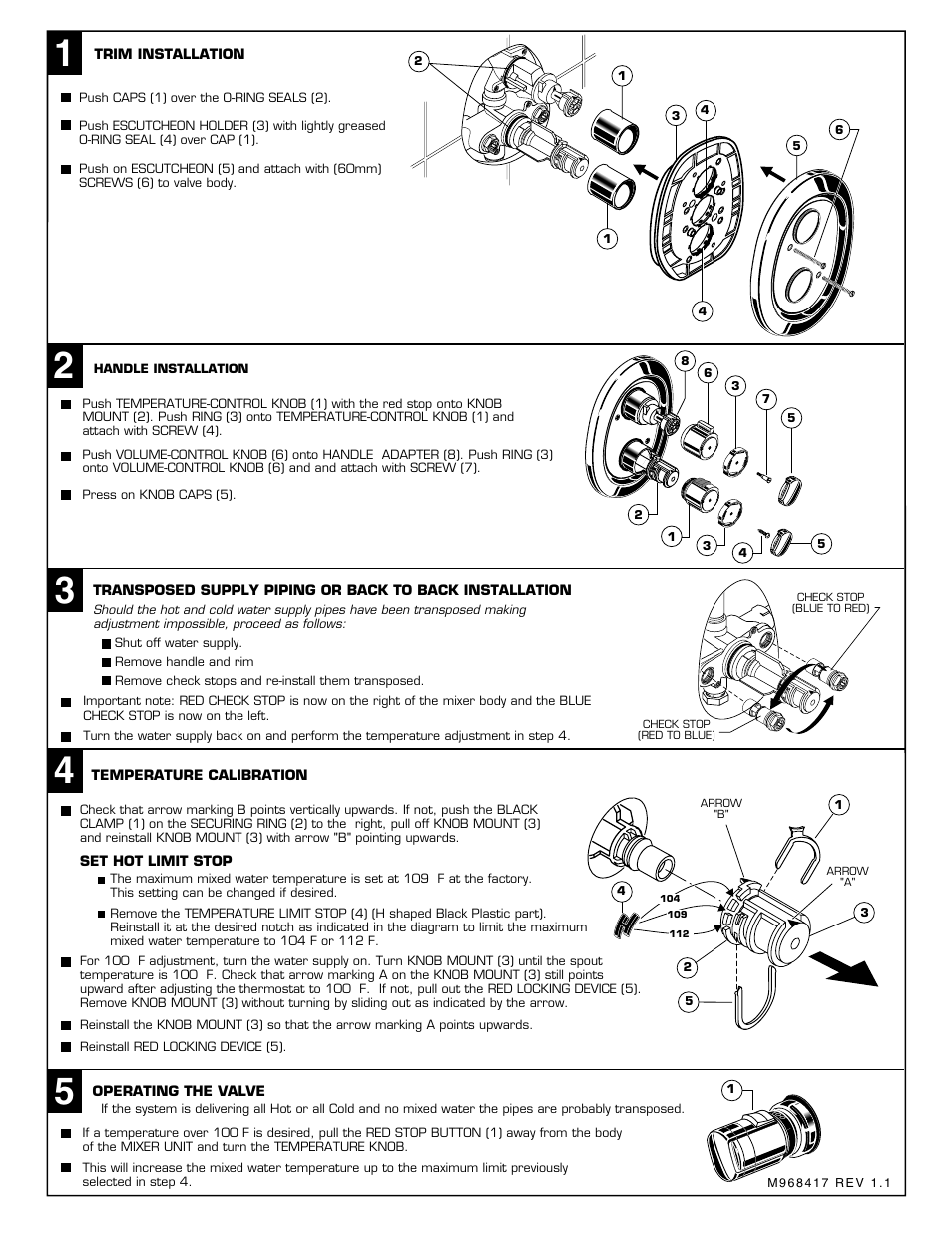 American Standard T050.111 User Manual | Page 2 / 3