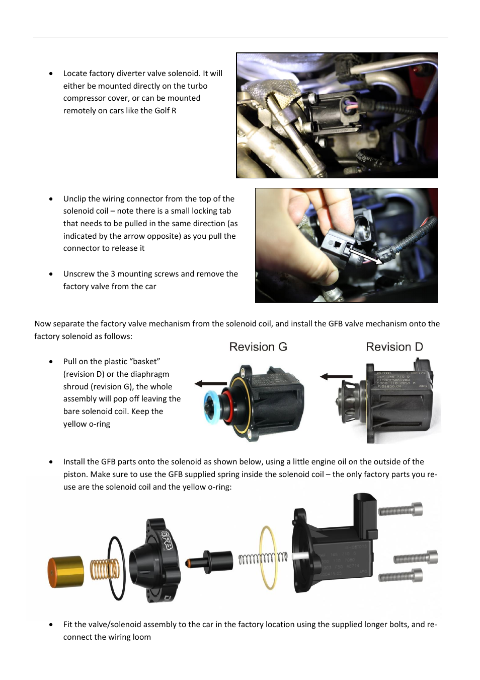 GFB DV+ (part T9351) User Manual | Page 3 / 4