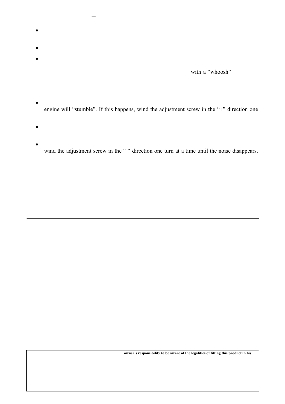 Spring adjustment – (continued), Maintenance, Technical support | GFB Deceptor Pro II (part T9501) User Manual | Page 3 / 4