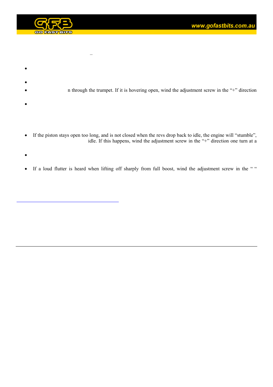 Using the in-car controller | GFB Deceptor Pro II Blow-off Valve (part T9503) User Manual | Page 5 / 8