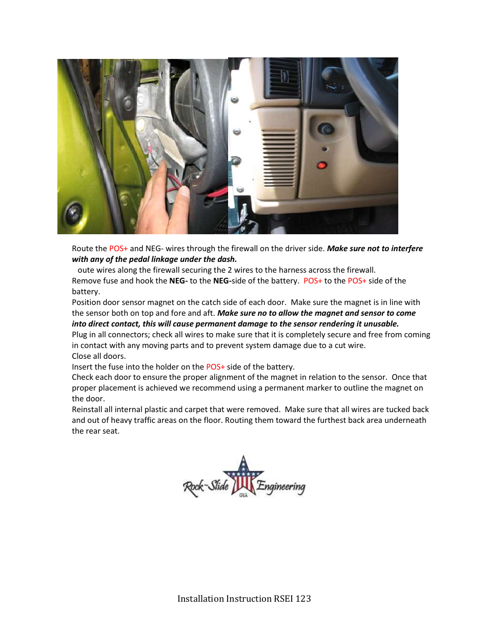 Rock-Slide Engineering TJ YJ LJ STEP SLIDER User Manual | Page 7 / 8