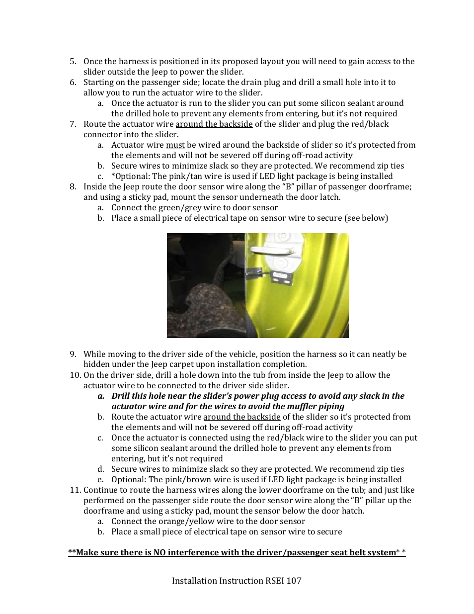 Rock-Slide Engineering JEEP JK2 STEP SLIDER User Manual | Page 6 / 9