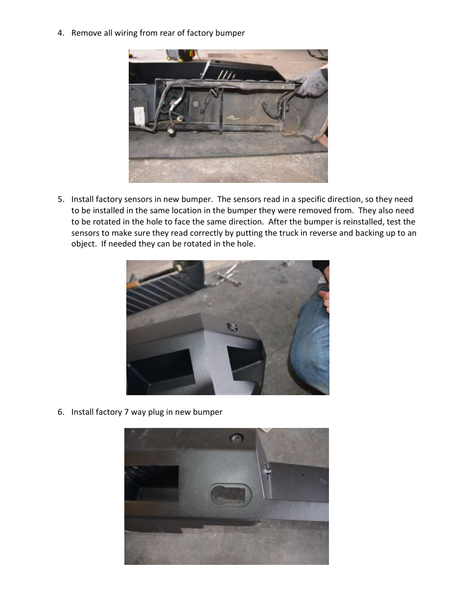 Rock-Slide Engineering Ford Super Duty Rear Bumper User Manual | Page 4 / 6