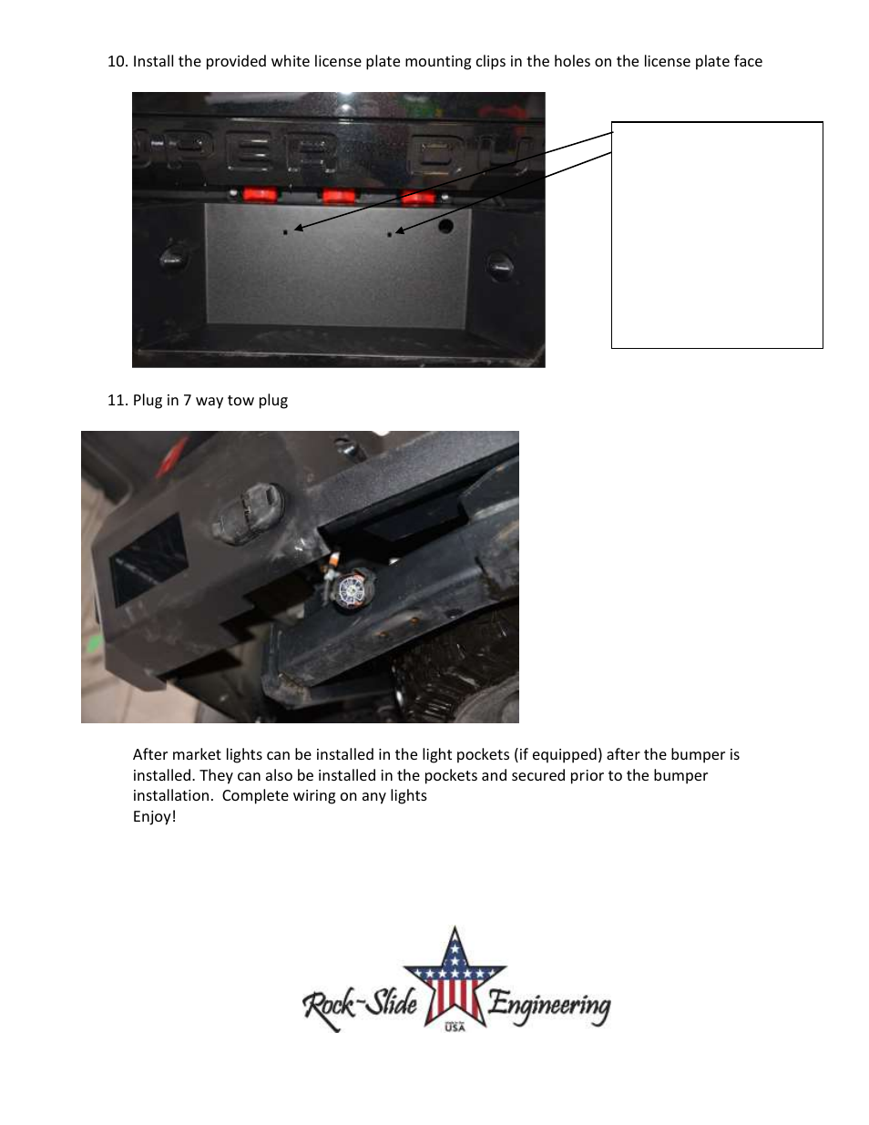 Rock-Slide Engineering Ford Super Duty Rear Bumper User Manual | Page 6 / 6