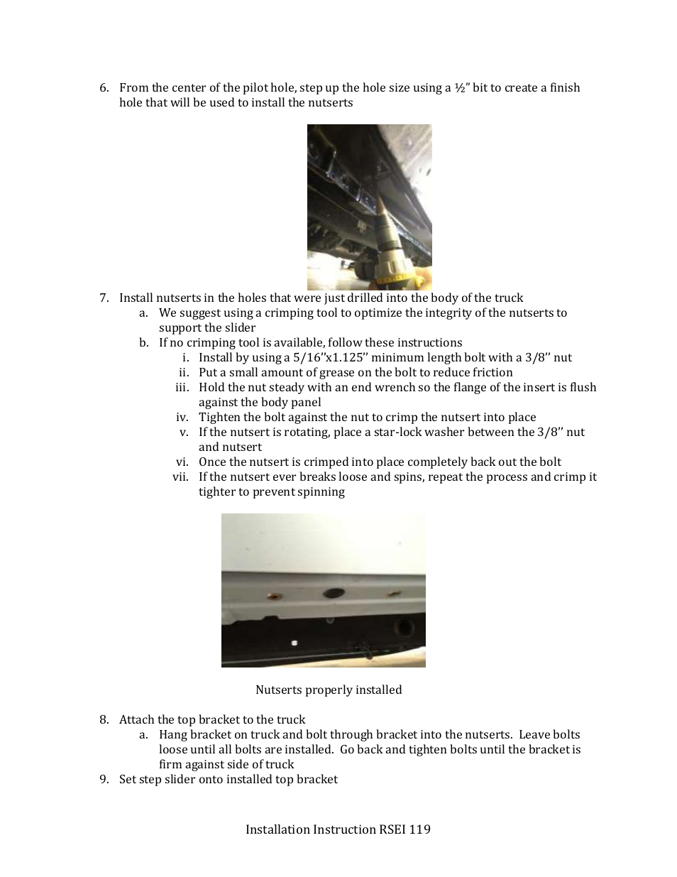 Rock-Slide Engineering RAPTOR – STEP SLIDER User Manual | Page 4 / 12