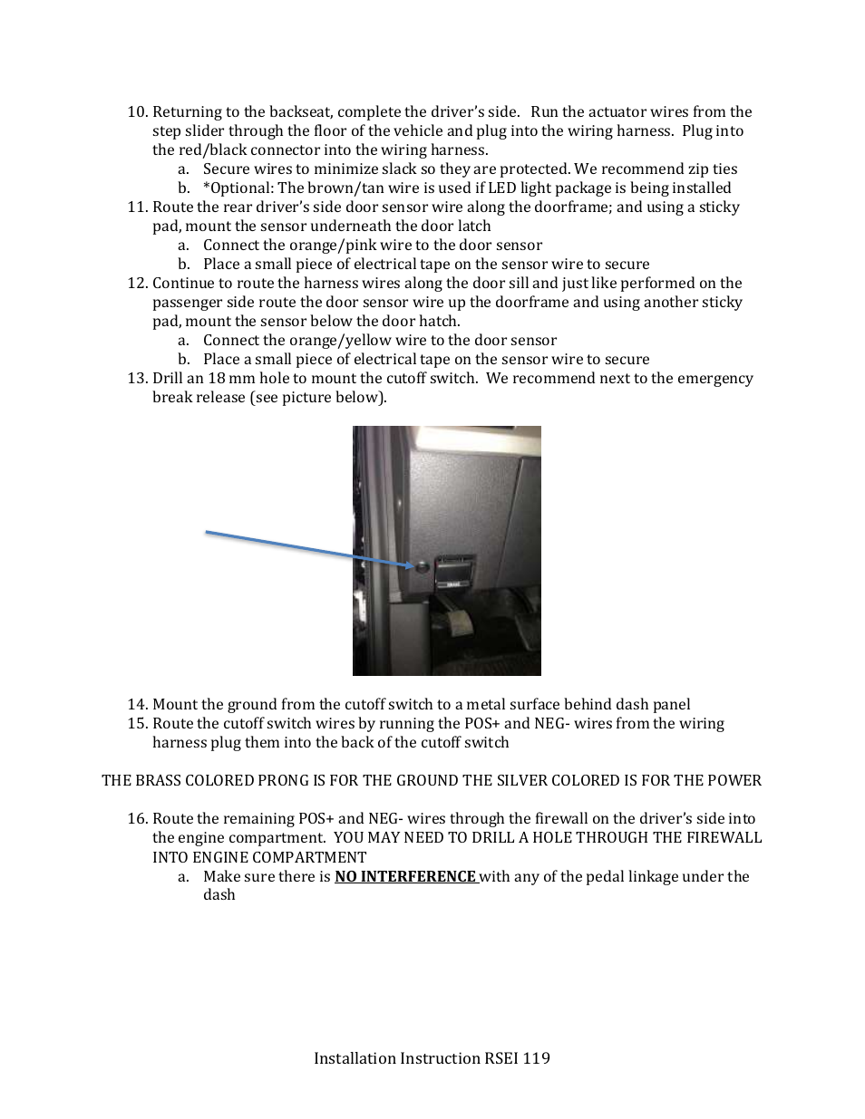 Rock-Slide Engineering RAPTOR – STEP SLIDER User Manual | Page 9 / 12