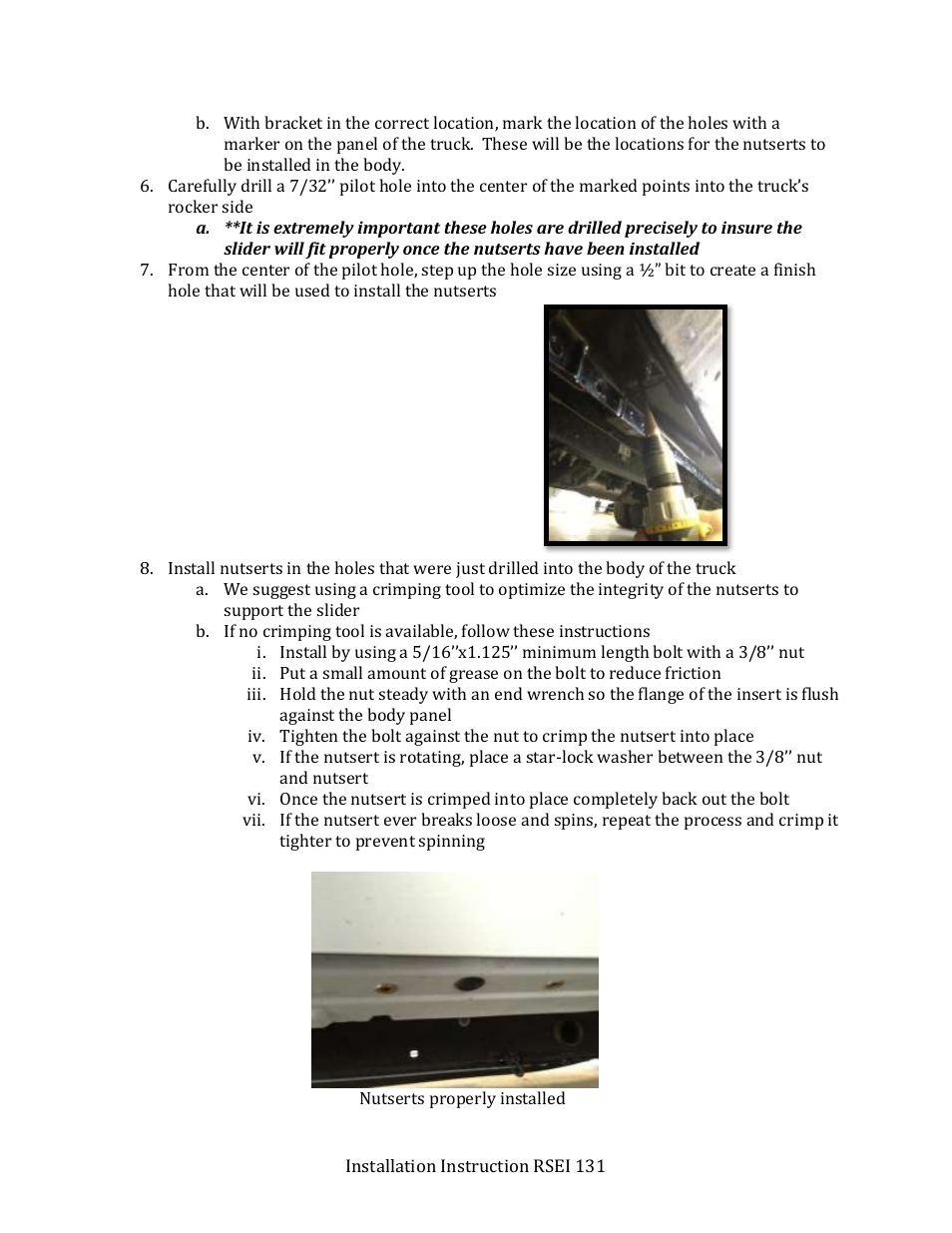 Rock-Slide Engineering TUNDRA SERIES – STEP SLIDER User Manual | Page 4 / 12