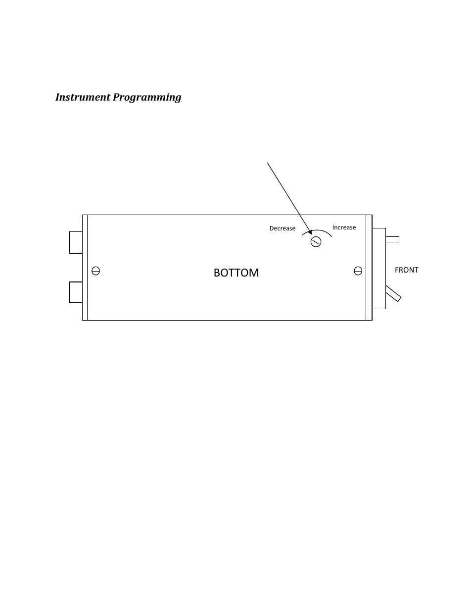 Appendix a, Instrument programming, Bottom | J.P. Instruments Classic Scanner User Manual | Page 16 / 16