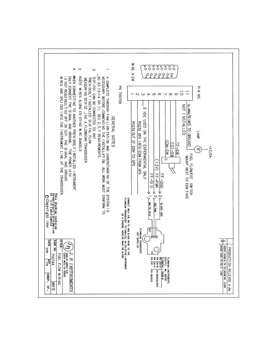 J.P. Instruments EDM 730 Instrument Installation Manual User Manual | Page 29 / 30