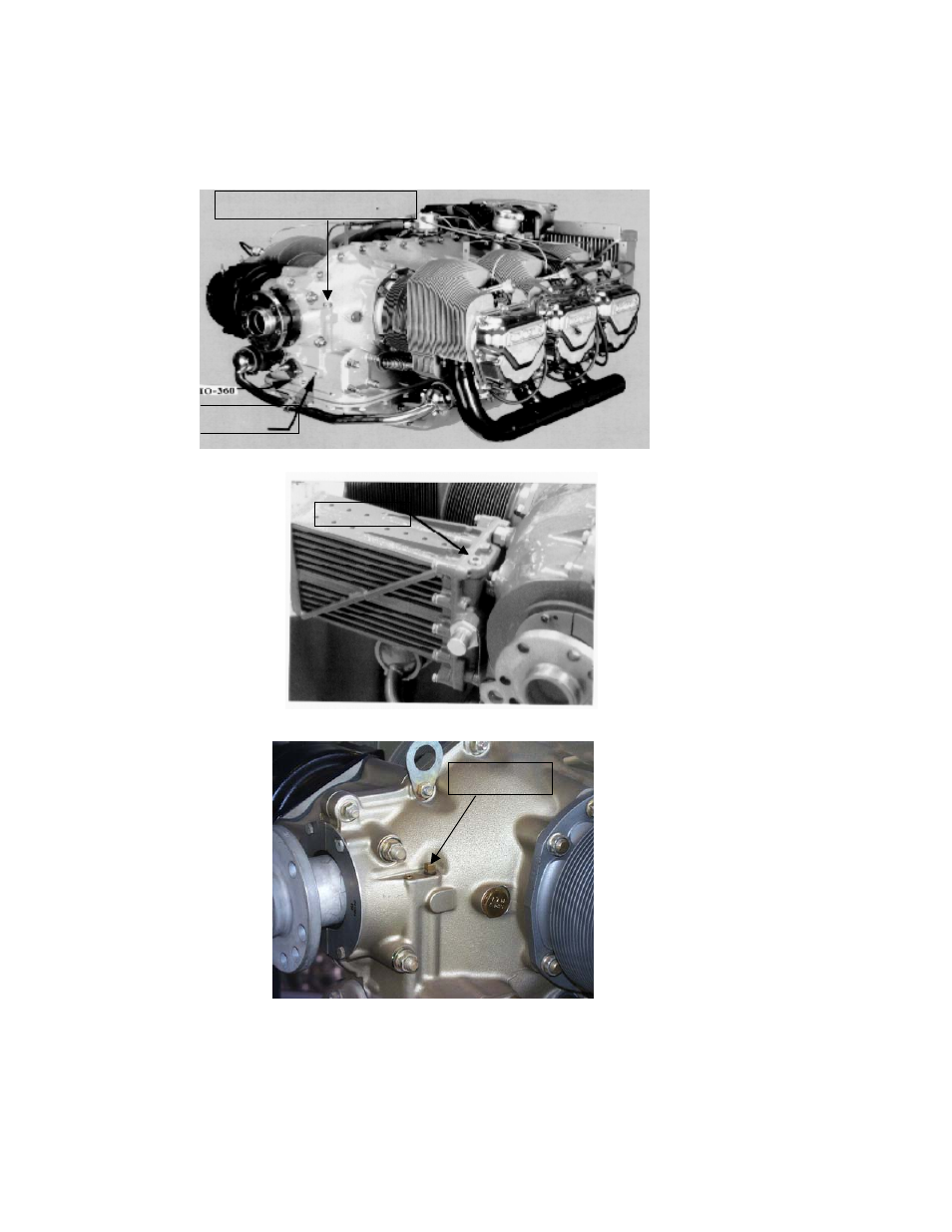 Io-360, Continental engines oil probe location, O-470 | J.P. Instruments EDM 730 Instrument Installation Manual User Manual | Page 6 / 30