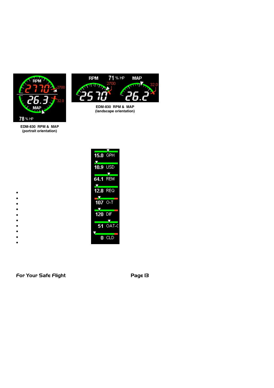 J.P. Instruments EDM 740 Pilots Guide User Manual | Page 13 / 73