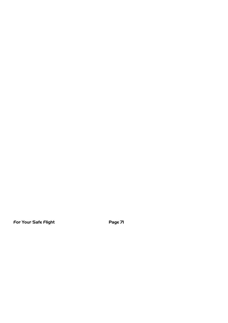 J.P. Instruments EDM 740 Pilots Guide User Manual | Page 71 / 73
