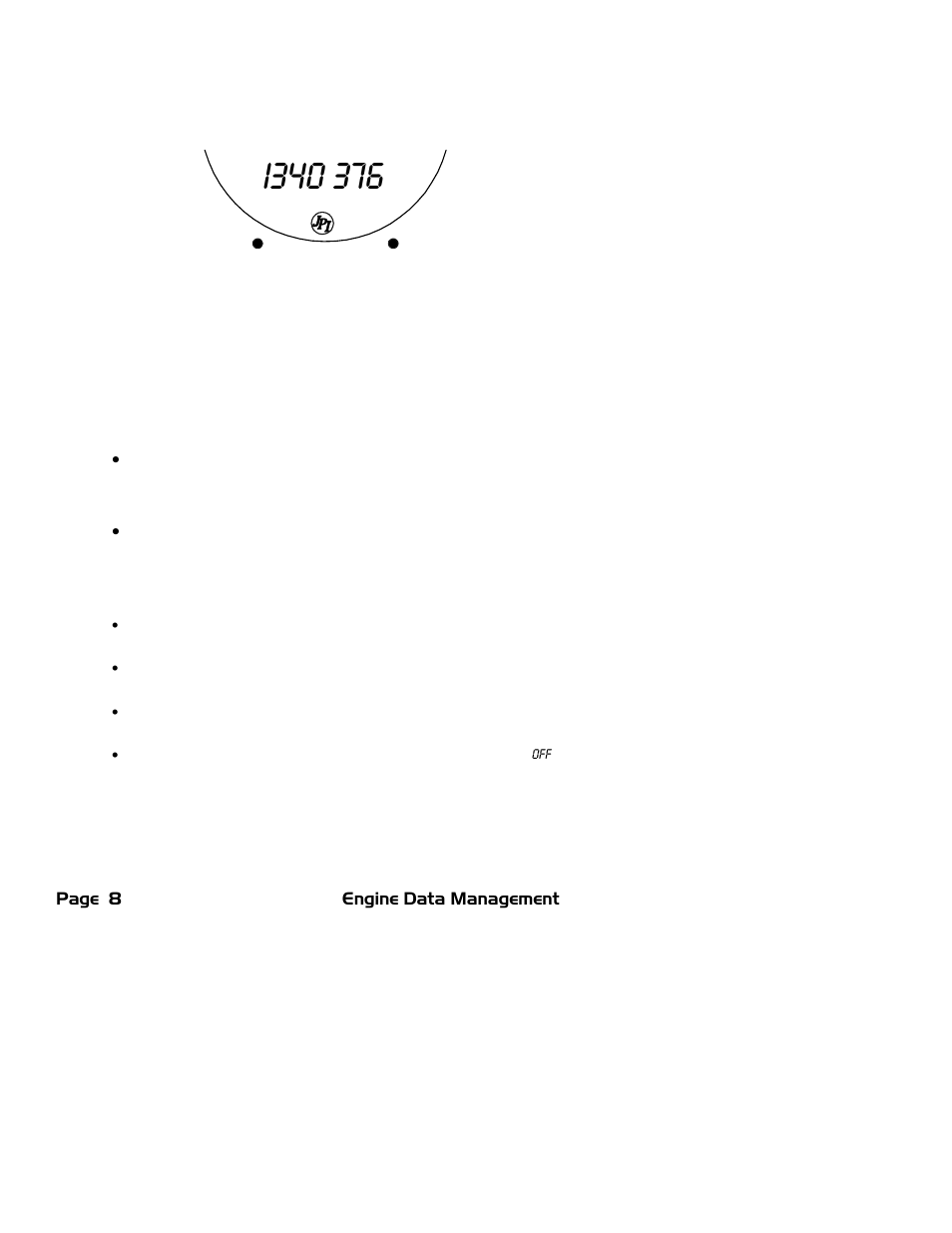 J.P. Instruments EDM 700/800/711 Pilots Guide User Manual | Page 12 / 61