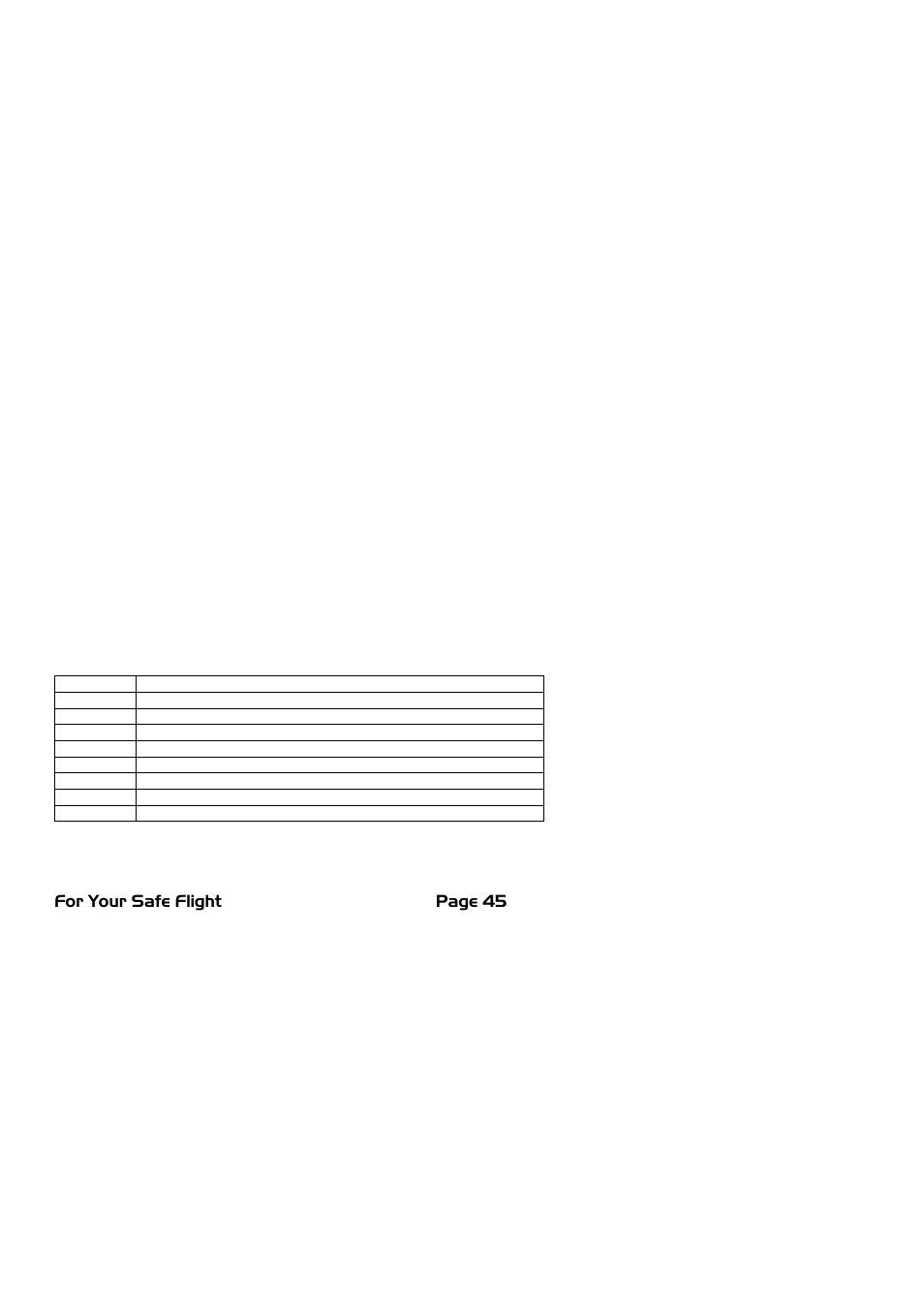 J.P. Instruments EDM 900 Pilots Guide User Manual | Page 45 / 55