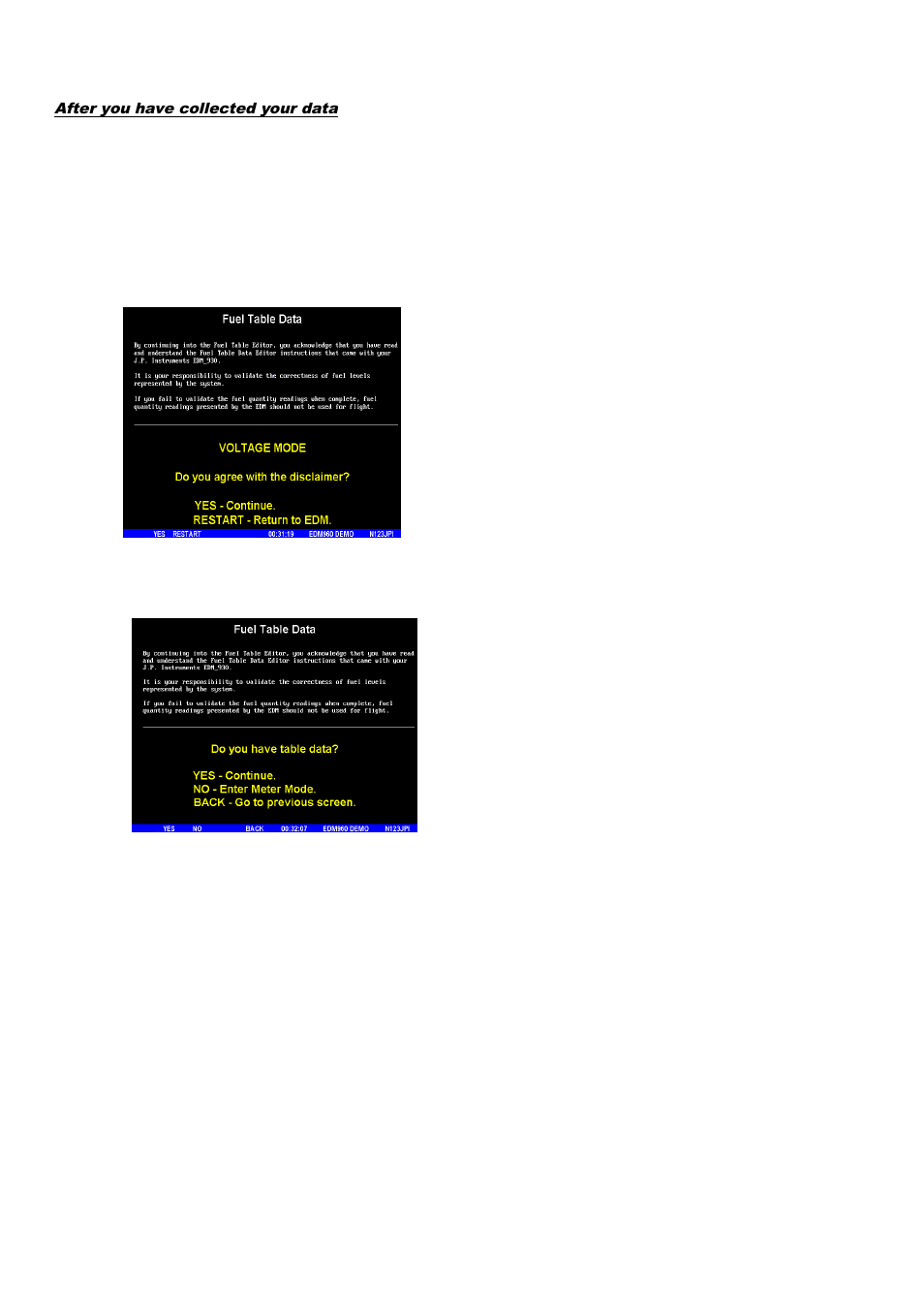 J.P. Instruments EDM 930 Primary Pilots Guide User Manual | Page 54 / 72