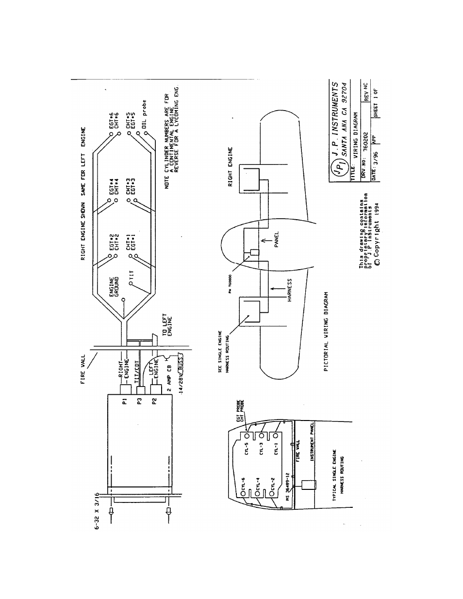 J.P. Instruments EDM 760 Instrument Installation Manual User Manual | Page 17 / 19