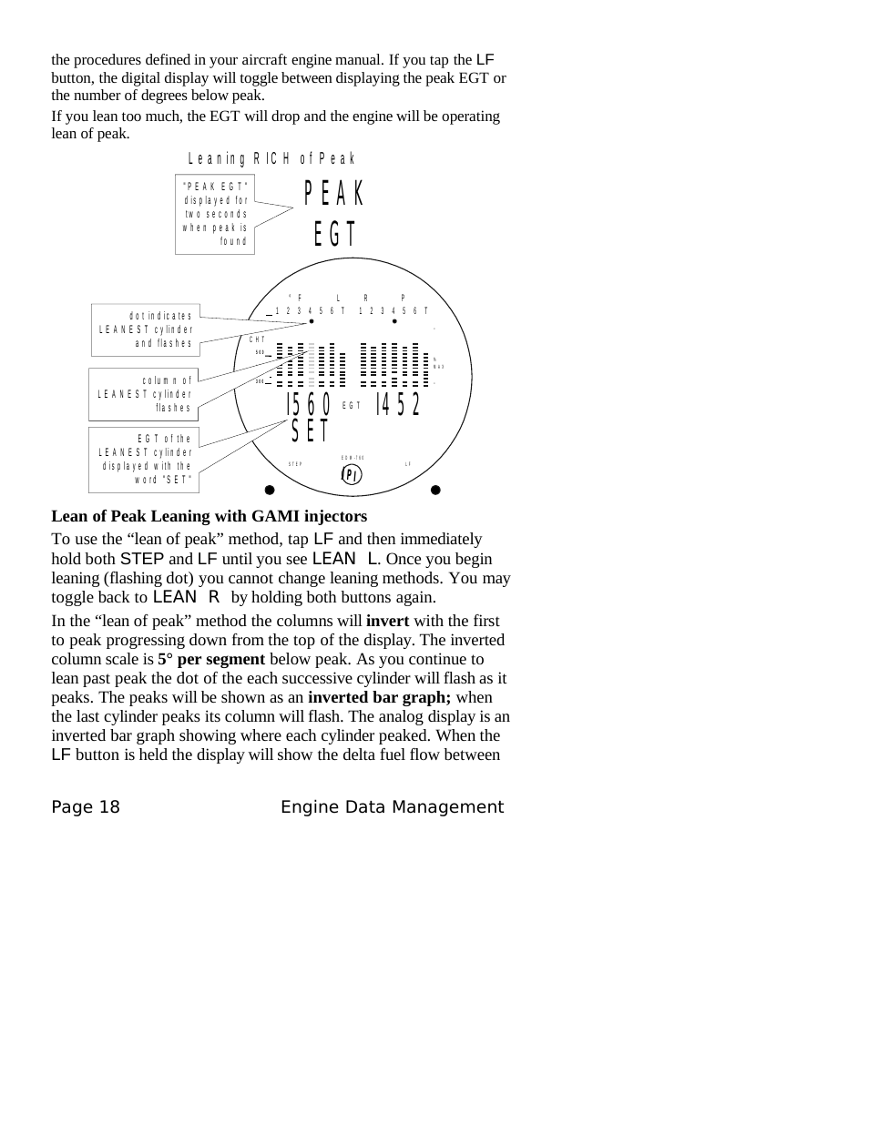S e t | J.P. Instruments EDM 760 Pilots Guide User Manual | Page 22 / 59