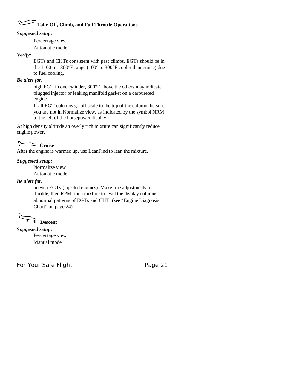 J.P. Instruments EDM 760 Pilots Guide User Manual | Page 25 / 59
