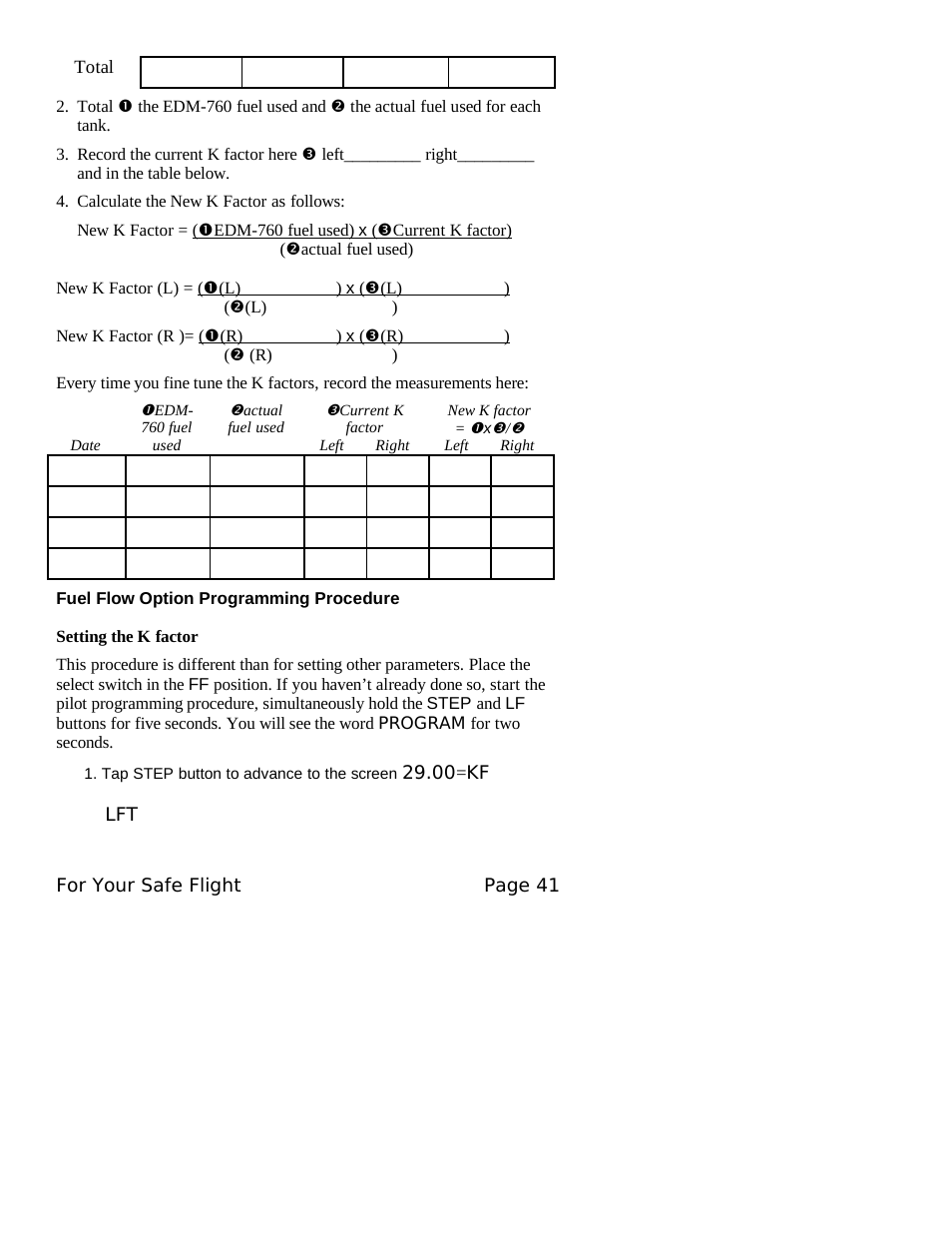 J.P. Instruments EDM 760 Pilots Guide User Manual | Page 45 / 59