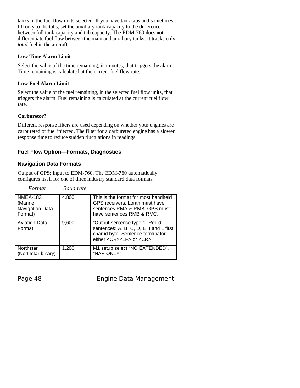J.P. Instruments EDM 760 Pilots Guide User Manual | Page 52 / 59