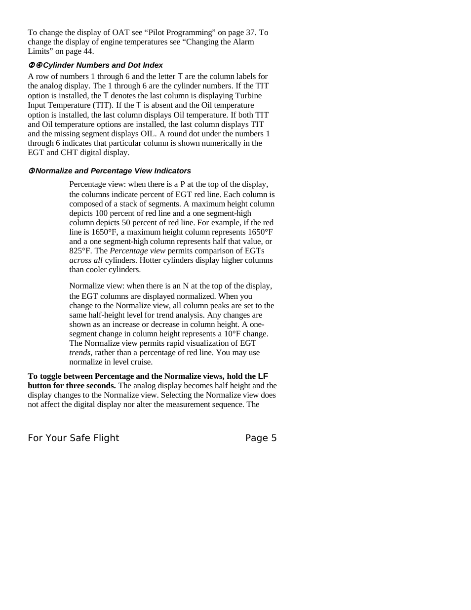 J.P. Instruments EDM 760 Pilots Guide User Manual | Page 9 / 59