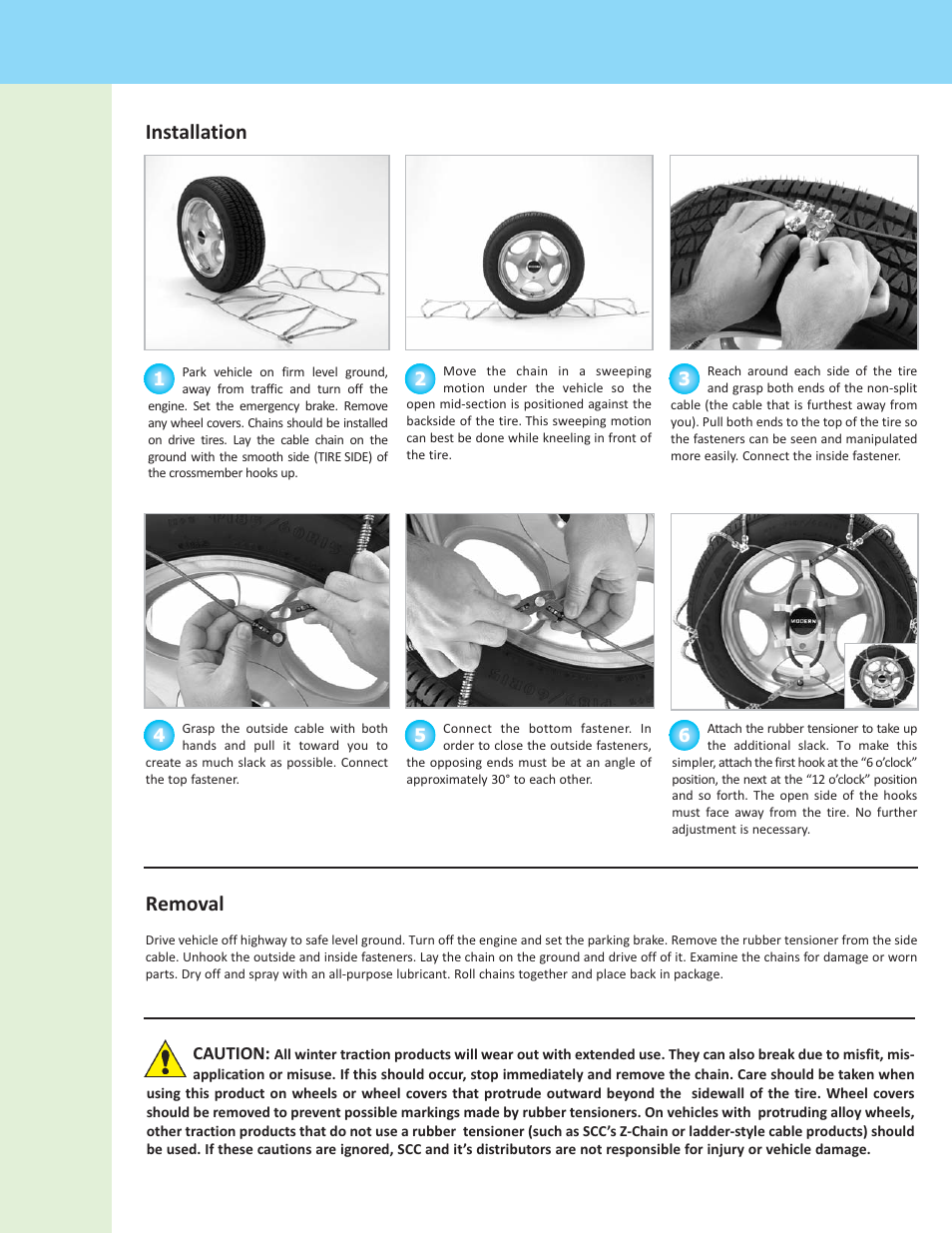 Installation removal | Security Chain Co (SCC) Super Z8 User Manual | Page 2 / 3