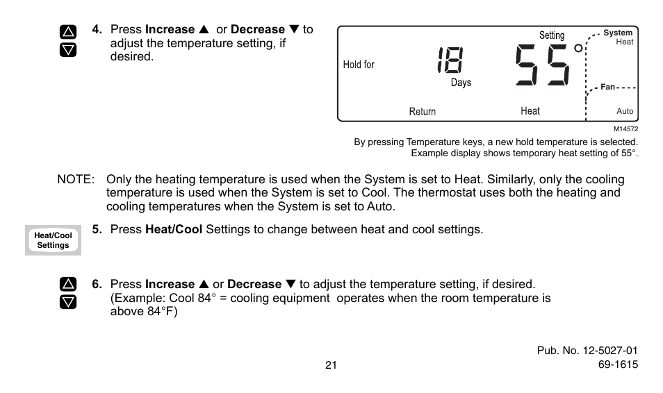 American Standard ASYSTAT302C User Manual | Page 21 / 68