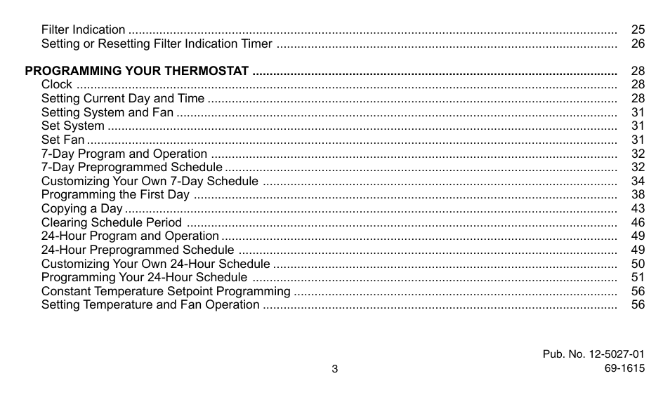 American Standard ASYSTAT302C User Manual | Page 3 / 68