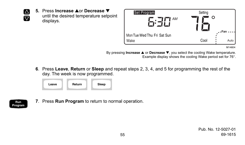 American Standard ASYSTAT302C User Manual | Page 55 / 68