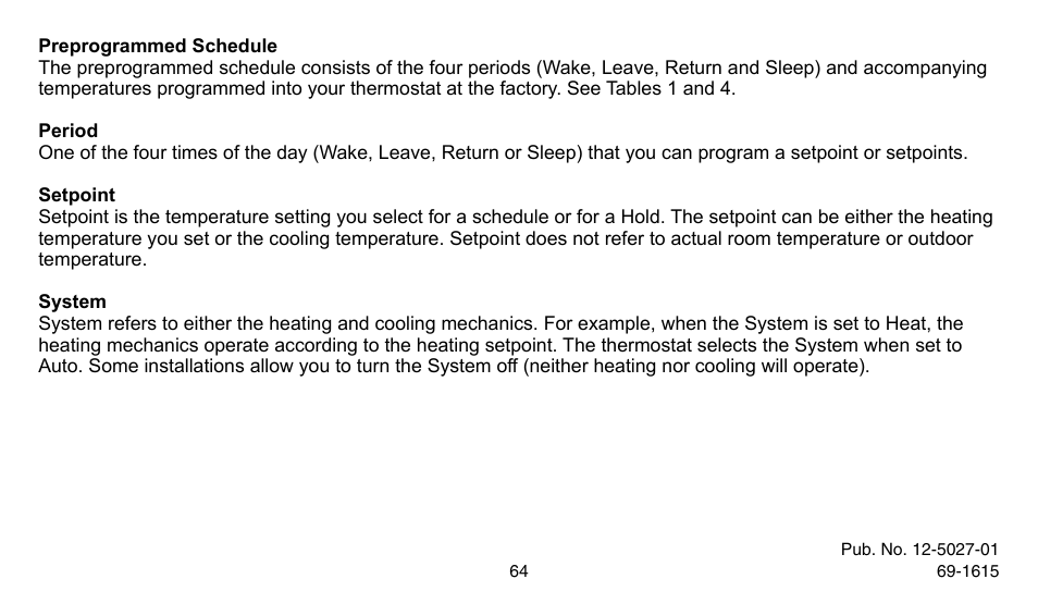 American Standard ASYSTAT302C User Manual | Page 64 / 68