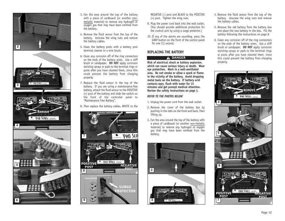 PHCC Pro Series Pro Series 2400 Battery Backup Sump Pump System User Manual | Page 13 / 20