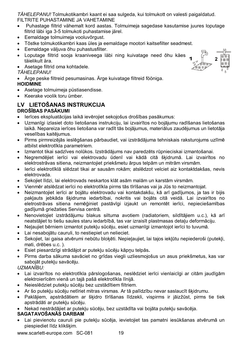 Scarlett SC-081 User Manual | Page 19 / 25