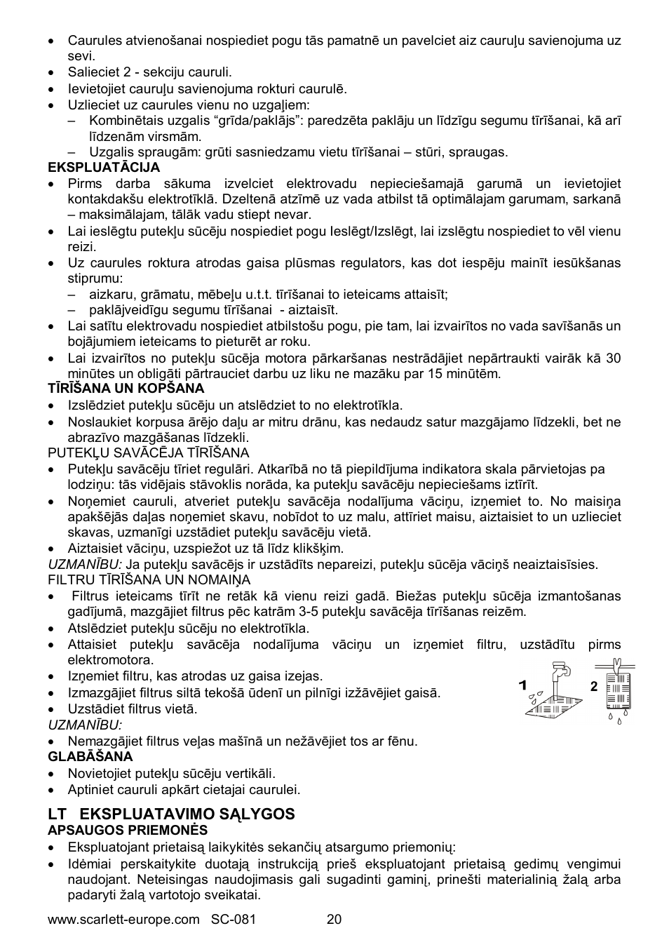 Scarlett SC-081 User Manual | Page 20 / 25