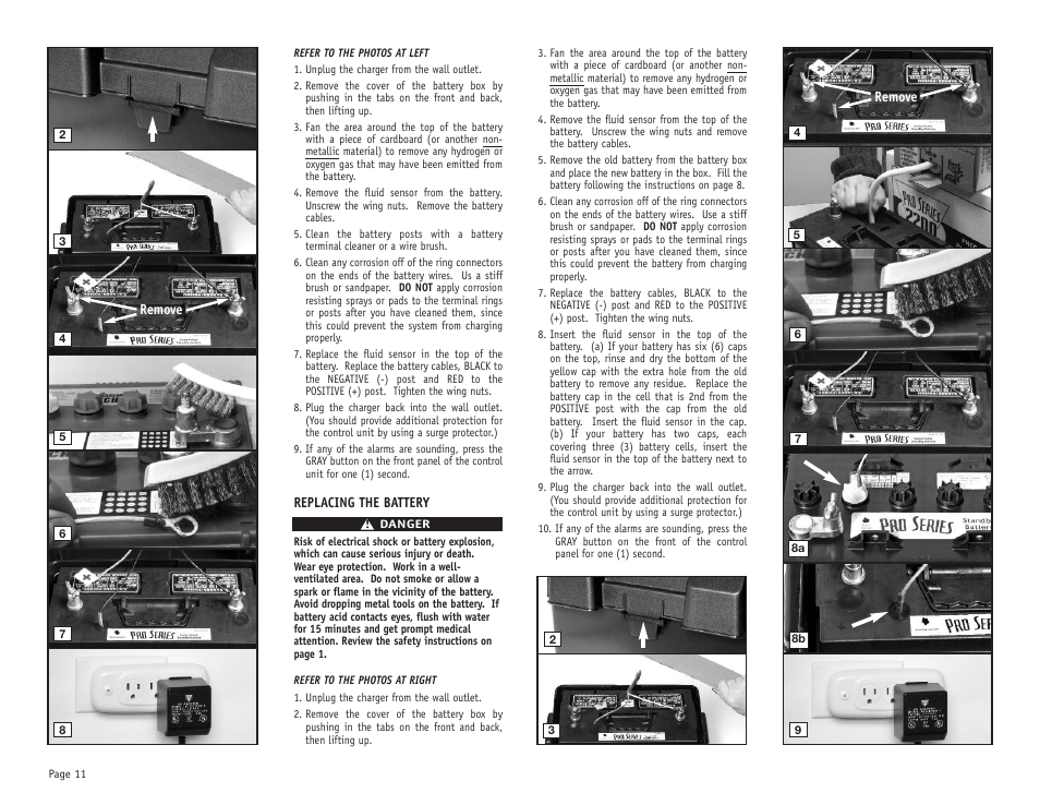 PHCC Pro Series Pro Series 1730 Battery Backup Sump Pump System User Manual | Page 12 / 16