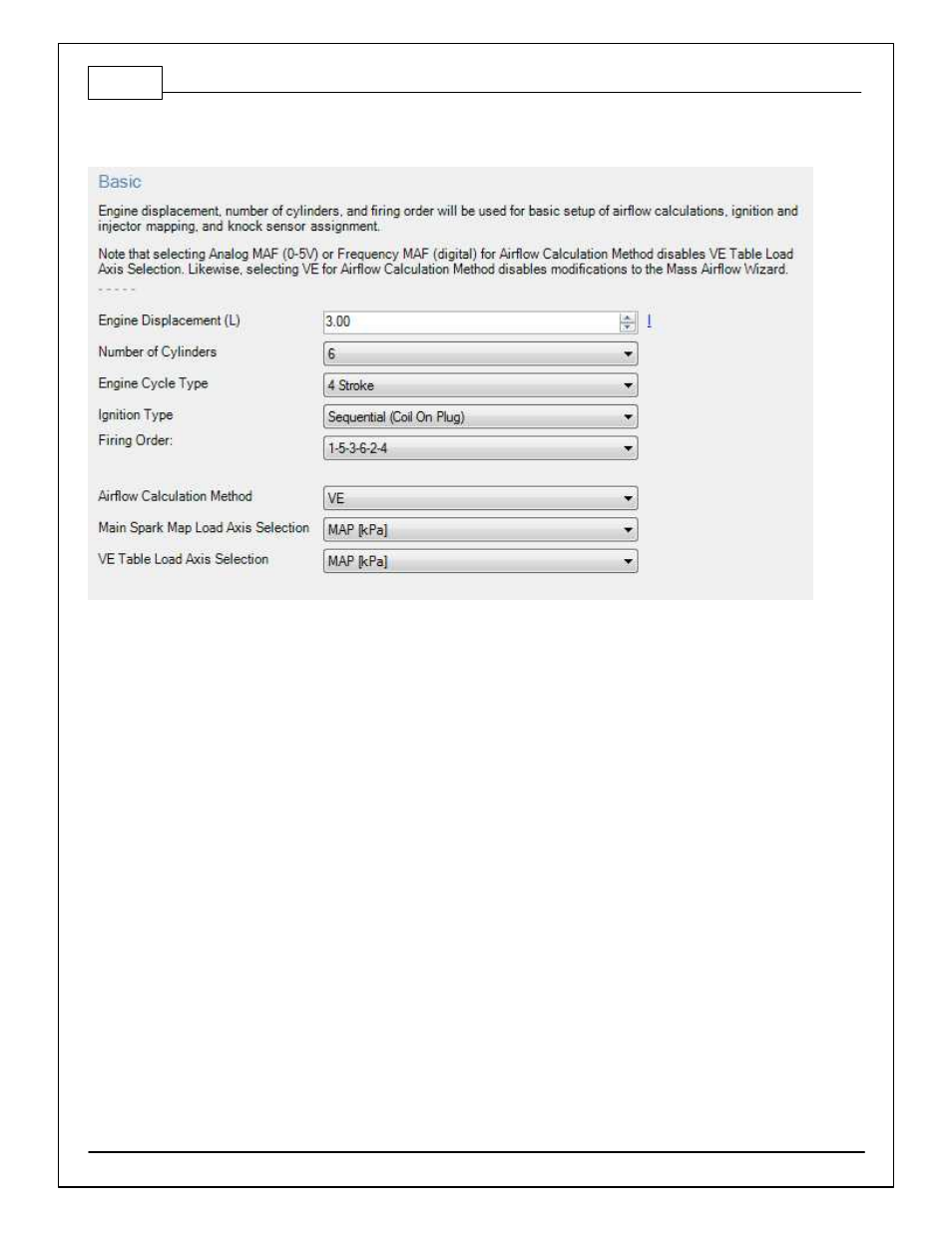 Engine | AEM 30-71XX Infinity EMS Quick Start Guide User Manual | Page 28 / 53