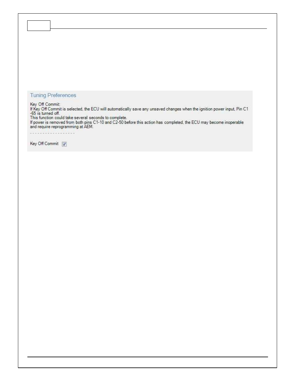 Tuning preferences | AEM 30-71XX Infinity EMS Quick Start Guide User Manual | Page 30 / 53