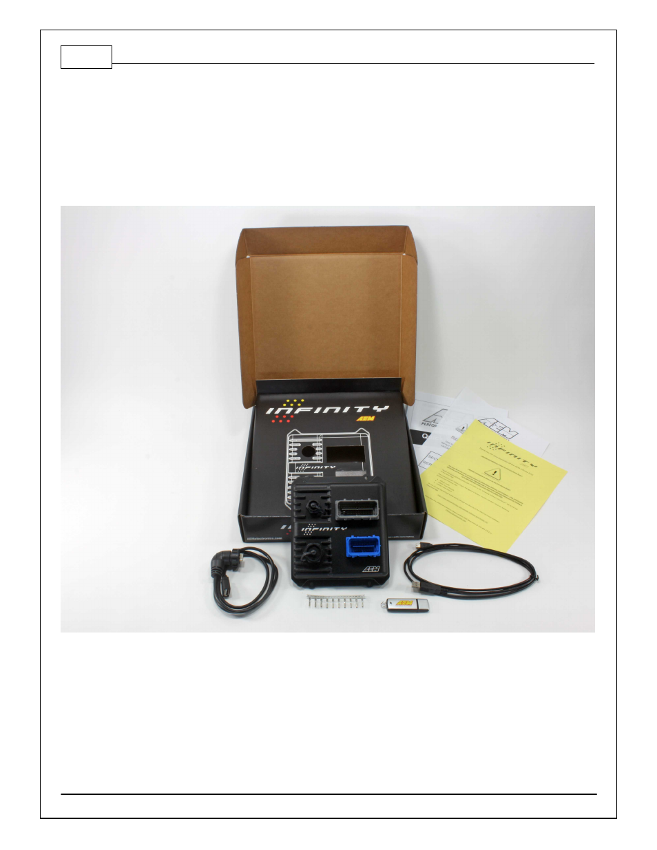 Kit contents | AEM 30-71XX Infinity EMS Quick Start Guide User Manual | Page 4 / 53