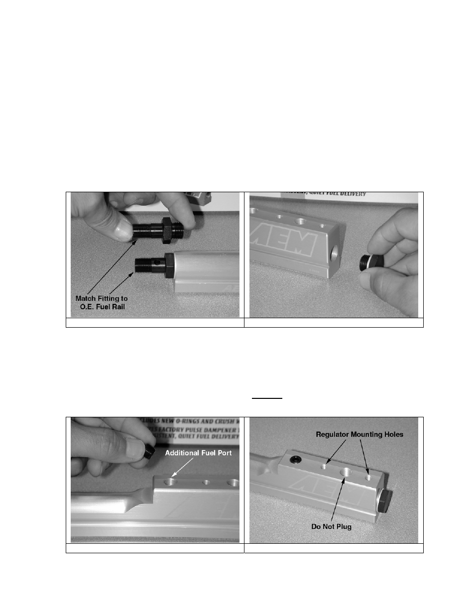 AEM 25-108BK High Volume Fuel Rail User Manual | Page 5 / 7