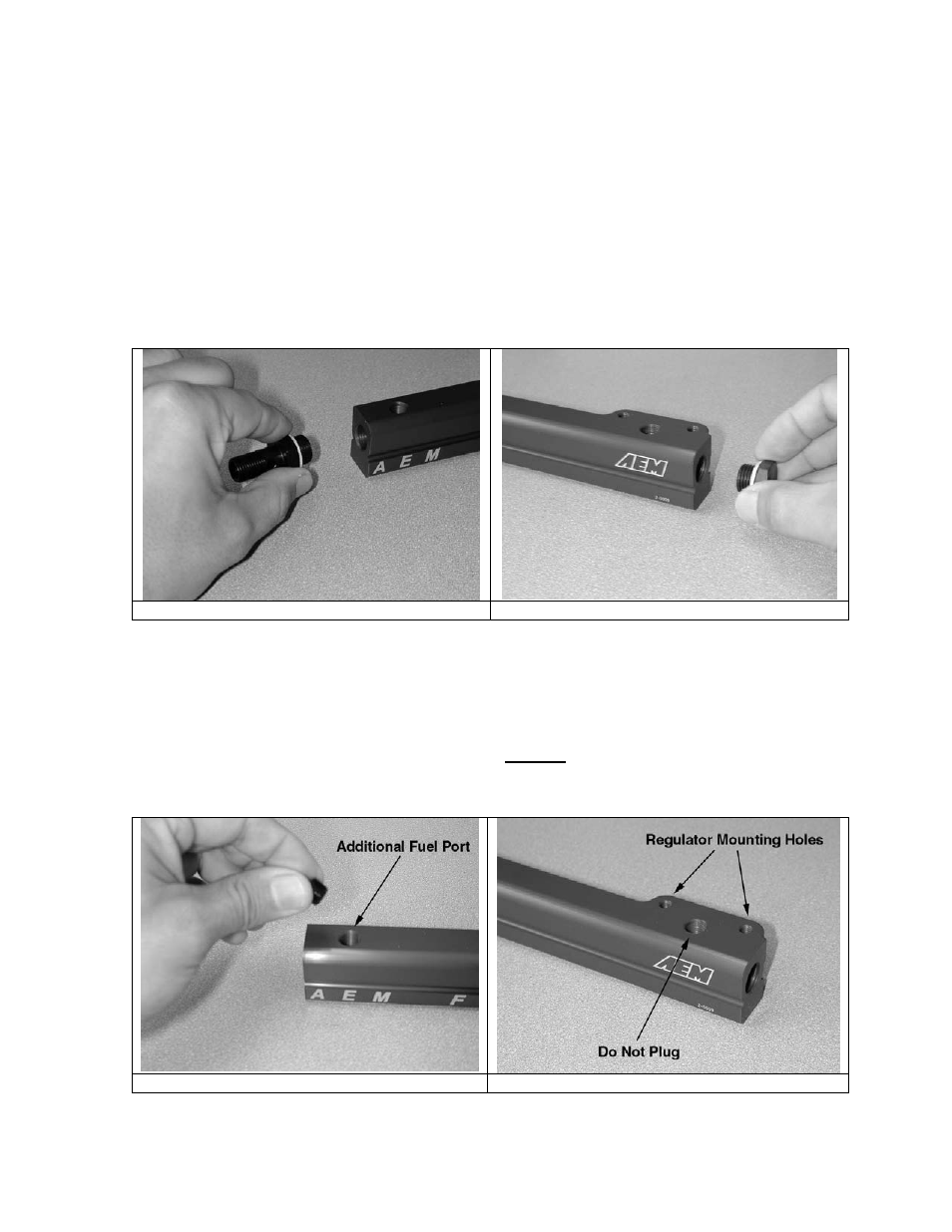 AEM 25-109BK High Volume Fuel Rail User Manual | Page 5 / 6
