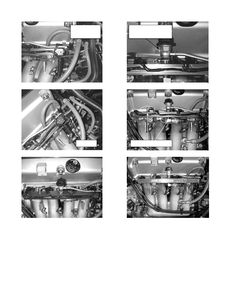 AEM 25-111BK High Volume Fuel Rail User Manual | Page 5 / 6