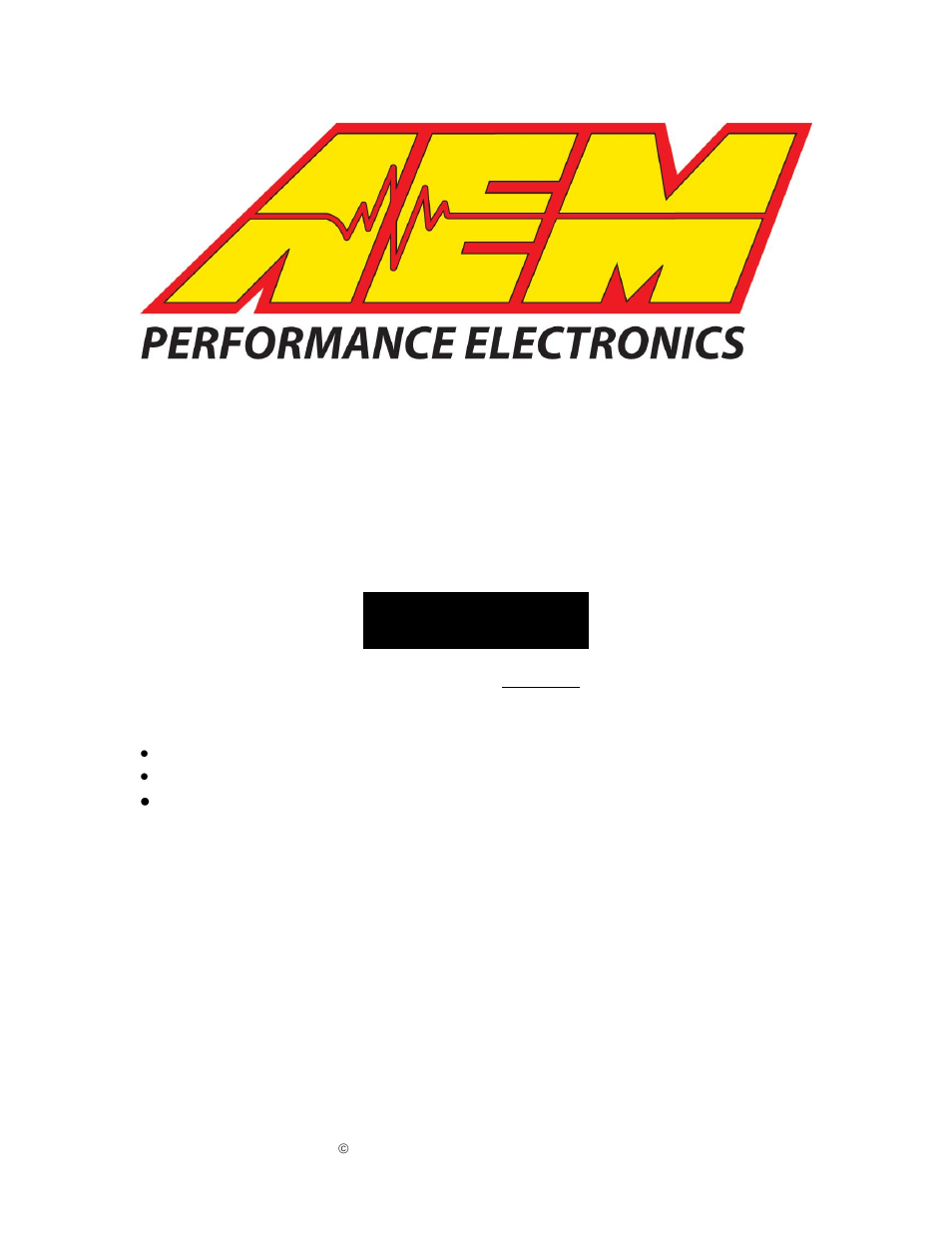 AEM 25-201BK Universal High Volume Fuel Filter User Manual | 4 pages