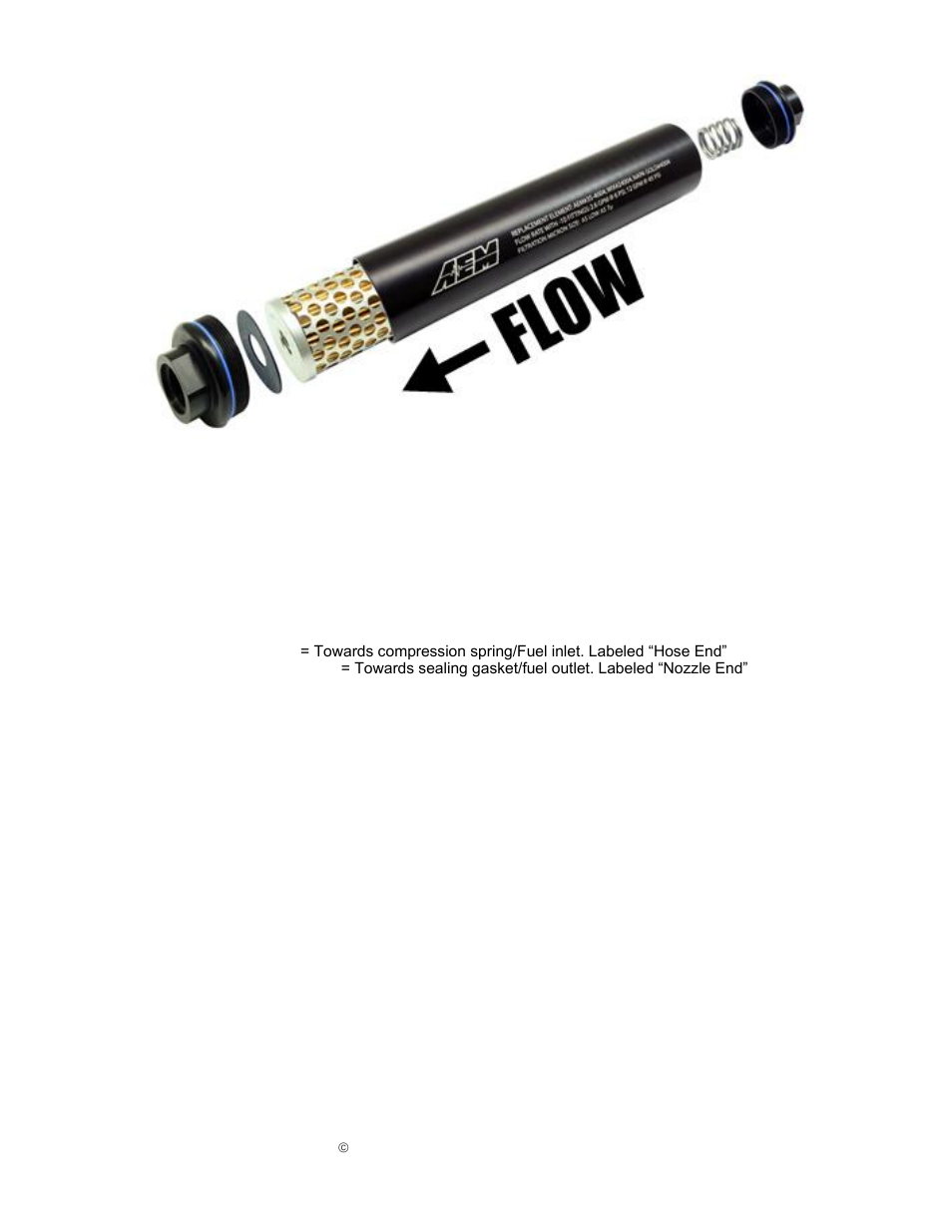 AEM 25-201BK Universal High Volume Fuel Filter User Manual | Page 3 / 4