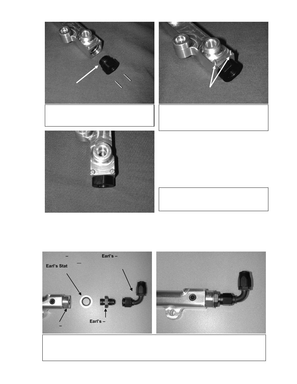 AEM 25-391 High Volume Fuel Rail AN Adapter Kit User Manual | Page 4 / 5