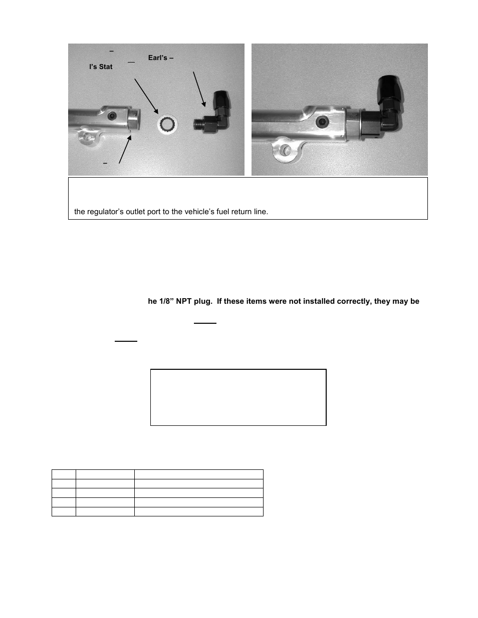 AEM 25-391 High Volume Fuel Rail AN Adapter Kit User Manual | Page 5 / 5