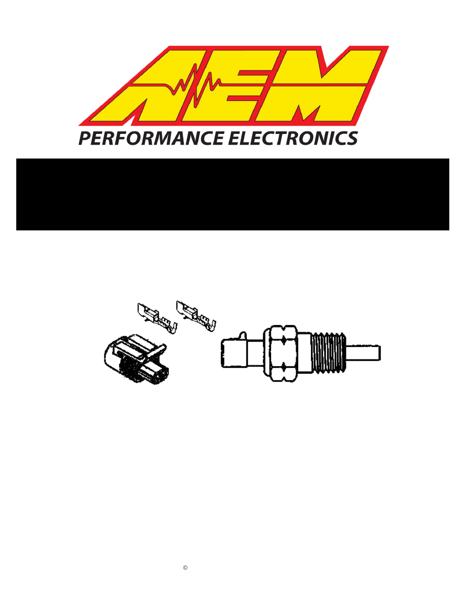 AEM 30-2011 Water Temp Sensor Kit User Manual | 2 pages
